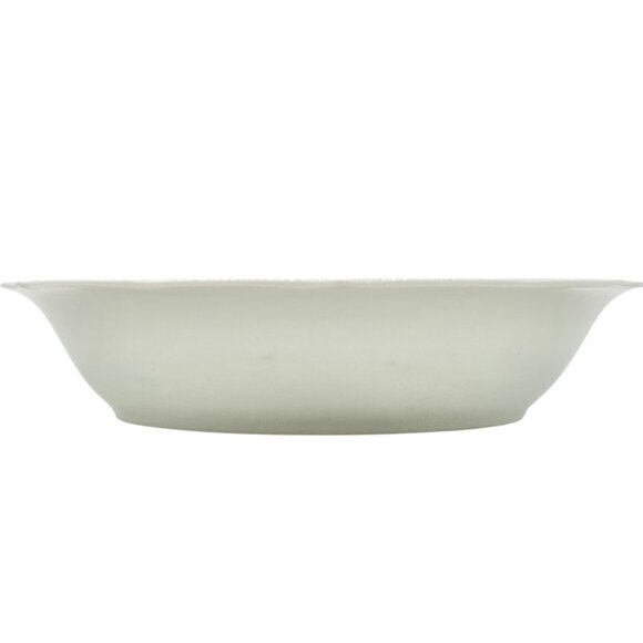 Blue Danube Oval Serving Bowl Floral Pattern Porcelain Scalloped Edge White Blue - Picture 2 of 7